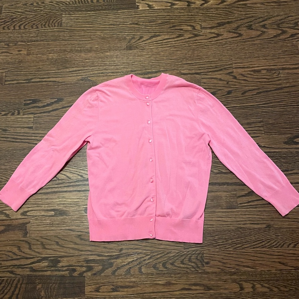 J. Crew Pink Cardigan